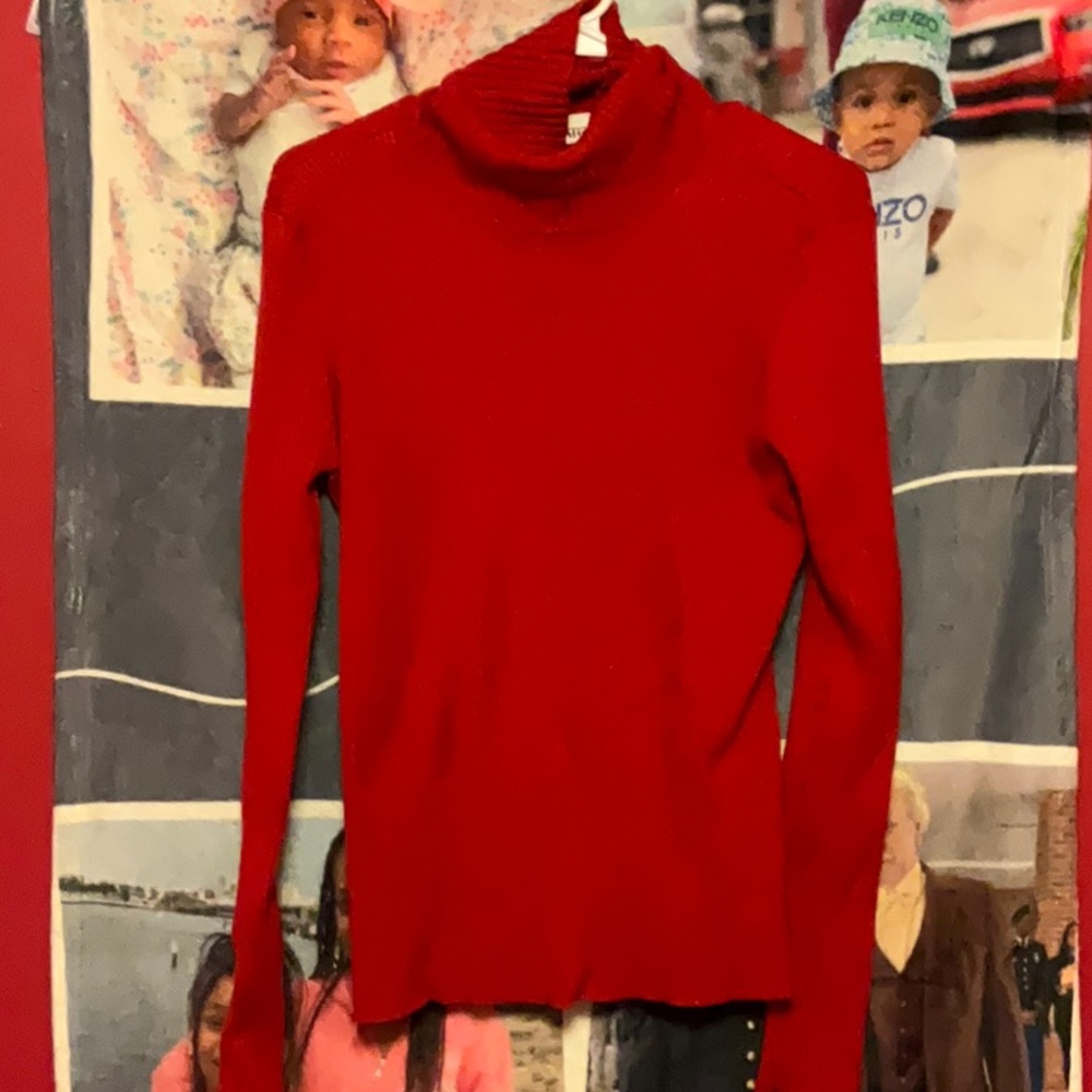 Cato red striped sweater